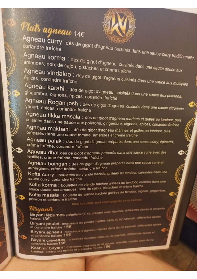 PDF Menu page 2