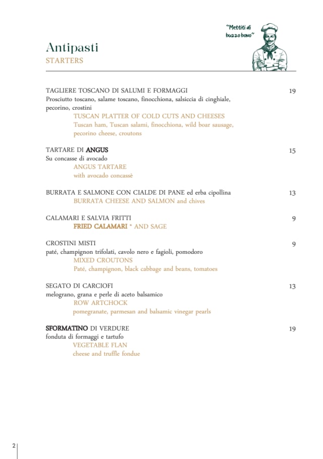 PDF Menu page 2