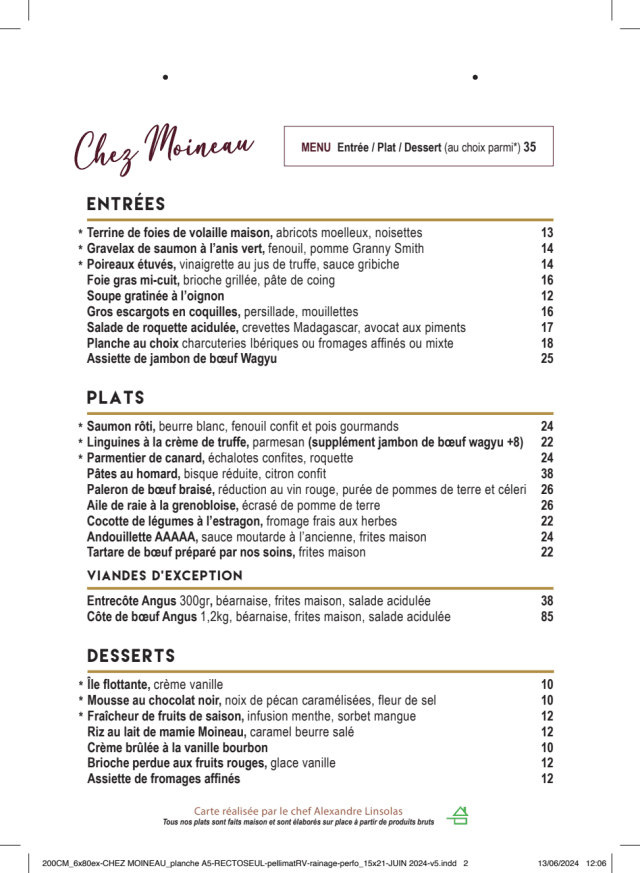 PDF Menu page 2