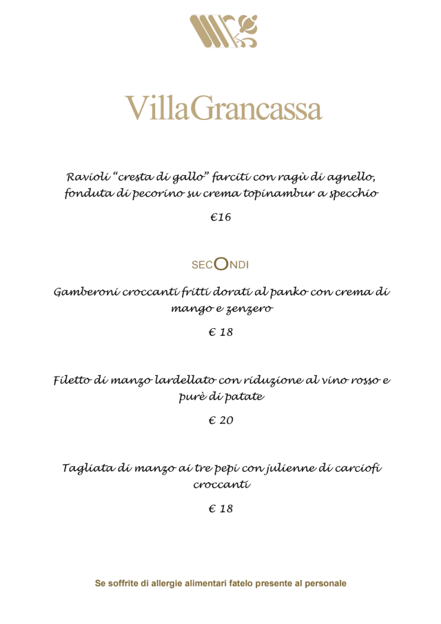 PDF Menu page 2