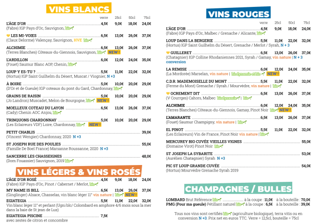PDF Menu page 2
