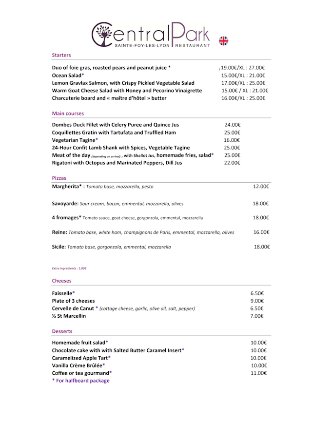 PDF Menu page 2