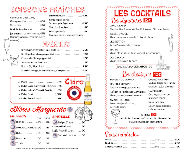 PDF Menu page 2
