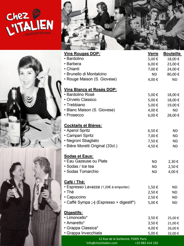 PDF Menu page 2