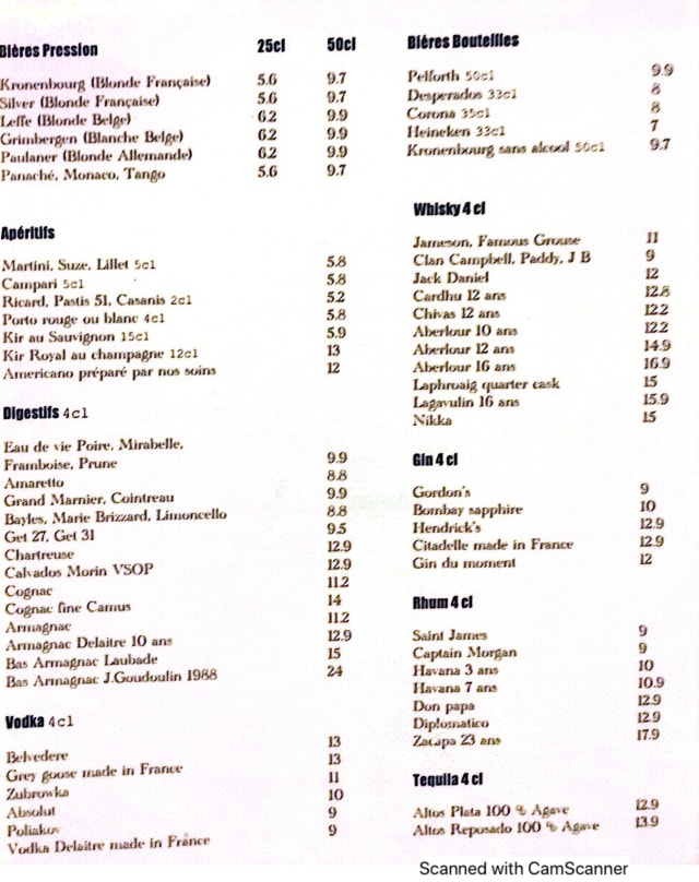 PDF Menu page 2