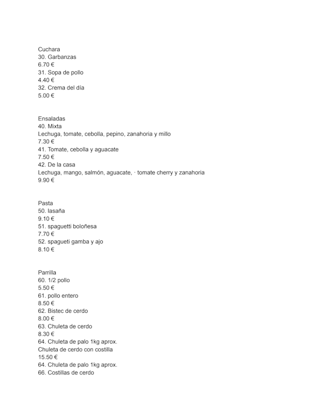 PDF Menu page 2