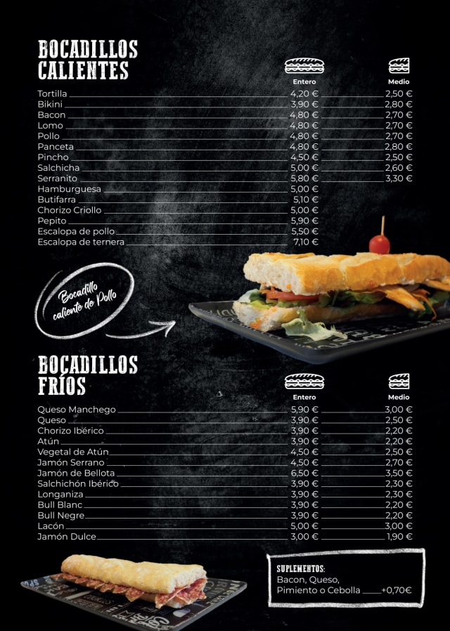PDF Menu page 2