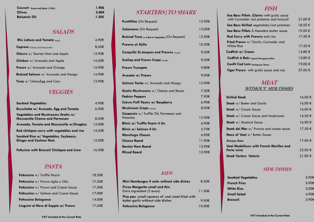 PDF Menu page 2