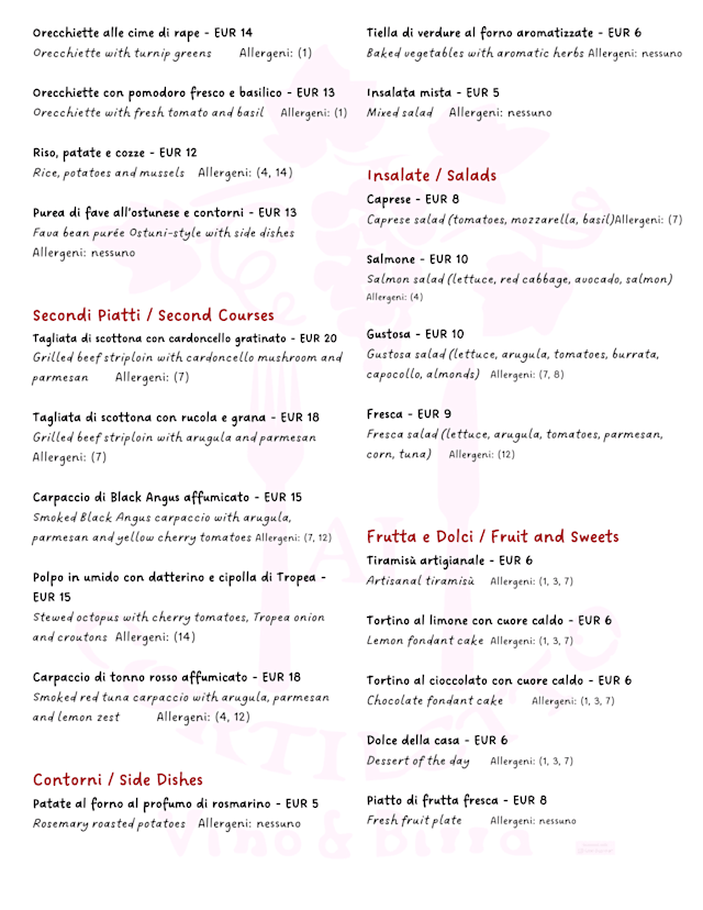 PDF Menu page 2