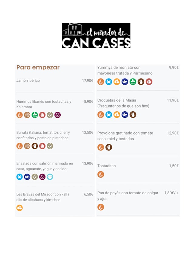PDF Menu page 2