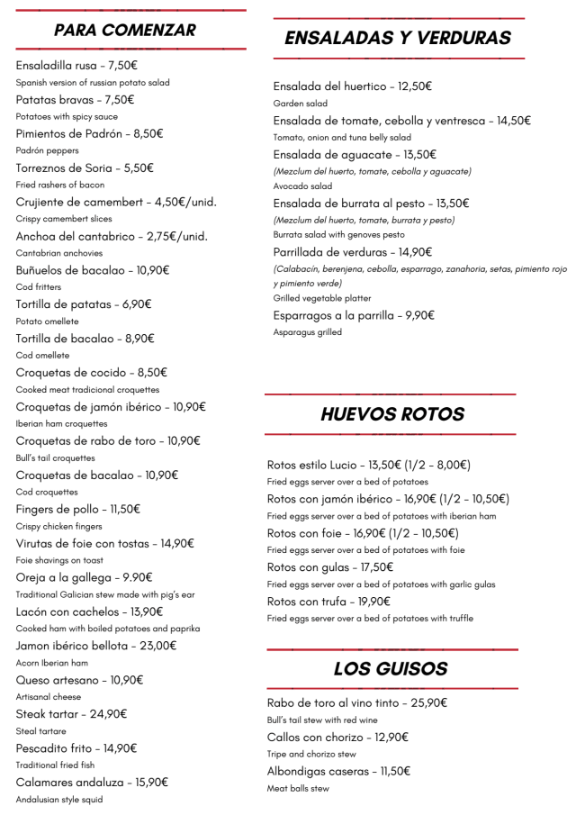 PDF Menu page 2
