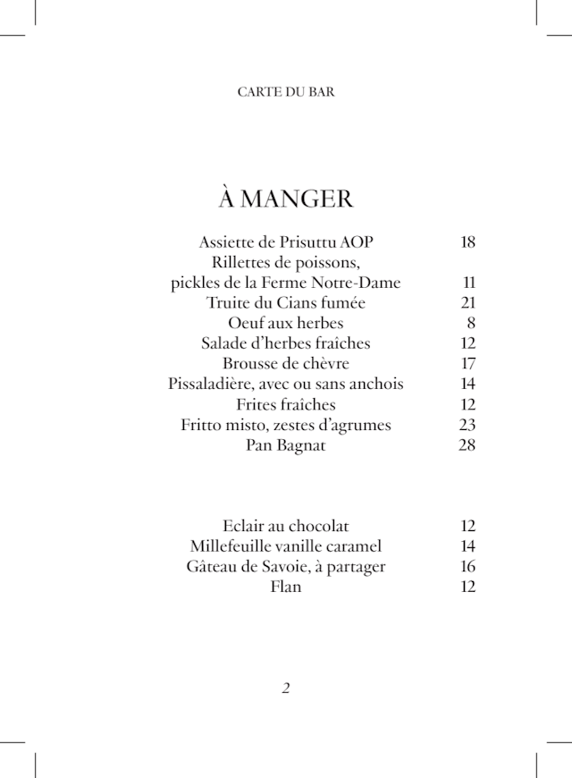 PDF Menu page 2