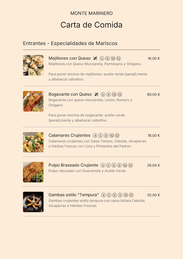 PDF Menu page 2
