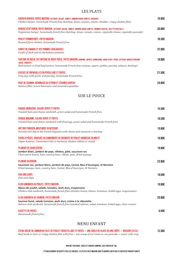 PDF Menu page 2