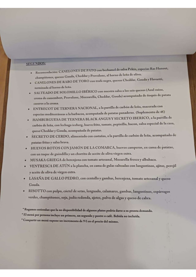 PDF Menu page 2