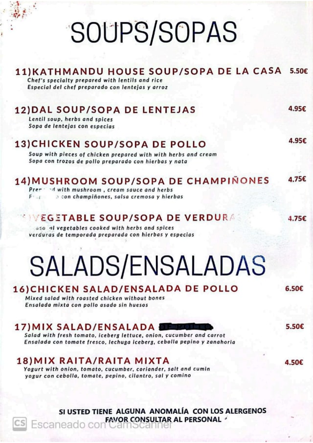 PDF Menu page 2