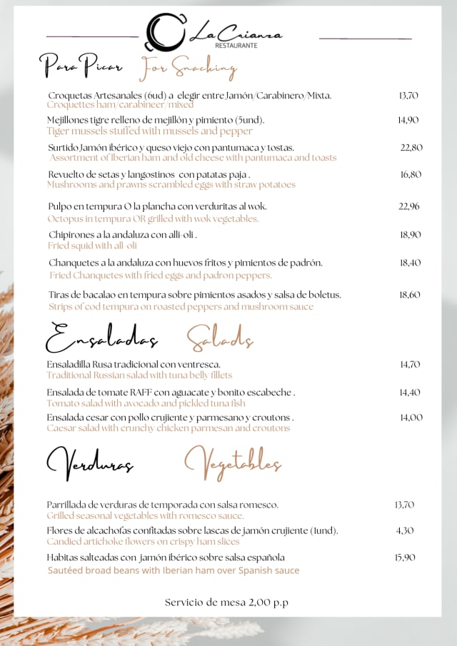 PDF Menu page 2