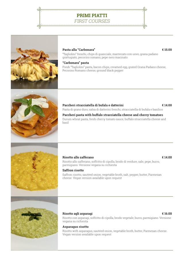 PDF Menu page 2