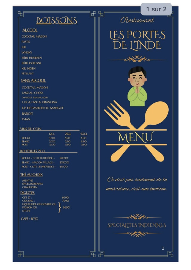 PDF Menu page 2