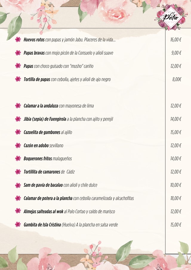 PDF Menu page 2