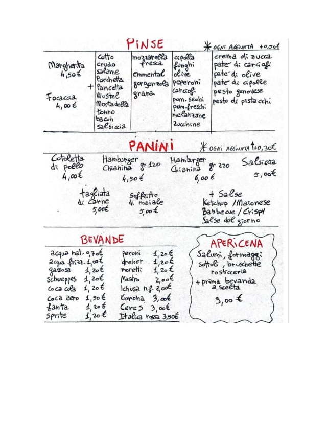 PDF Menu page 2