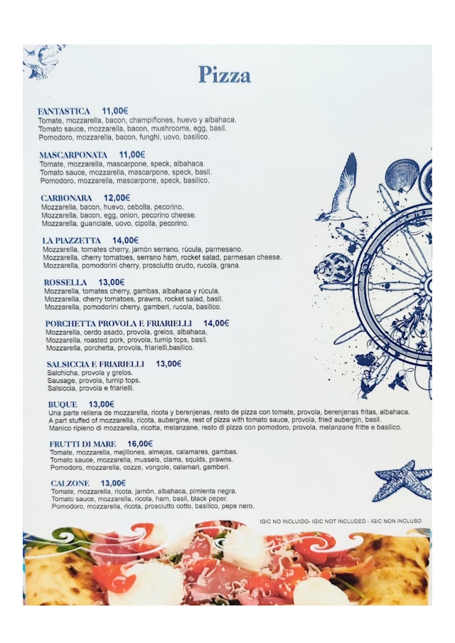 PDF Menu page 2