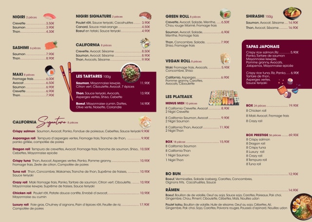 PDF Menu page 2