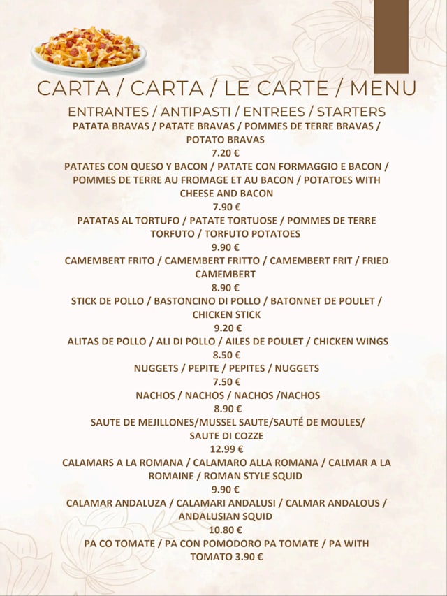PDF Menu page 2