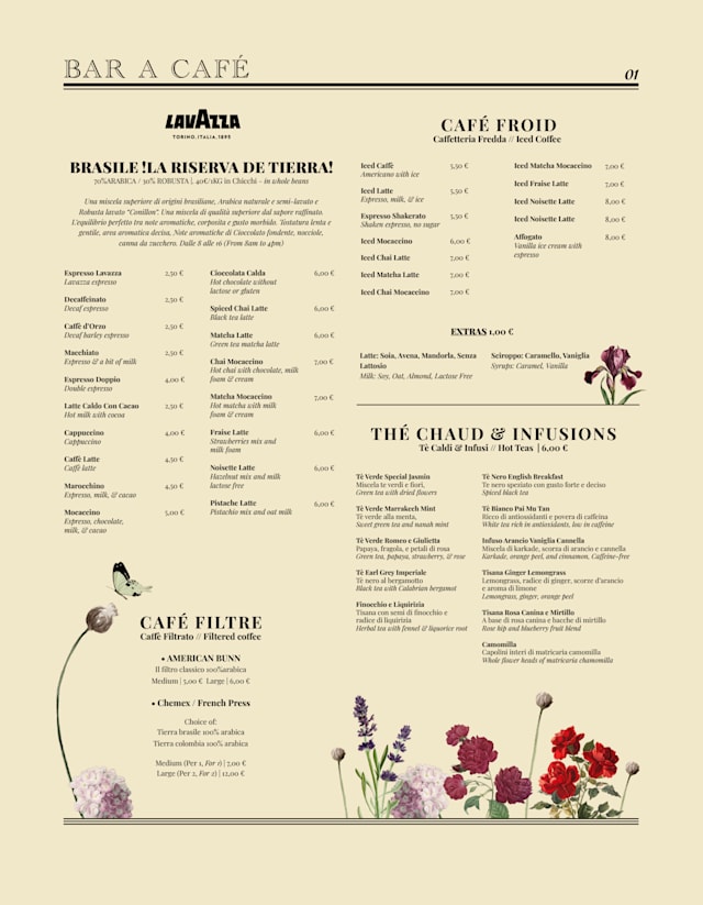 PDF Menu page 2