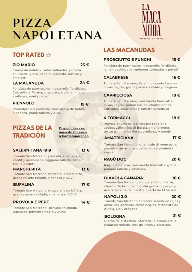 PDF Menu page 2
