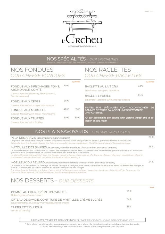 PDF Menu page 2