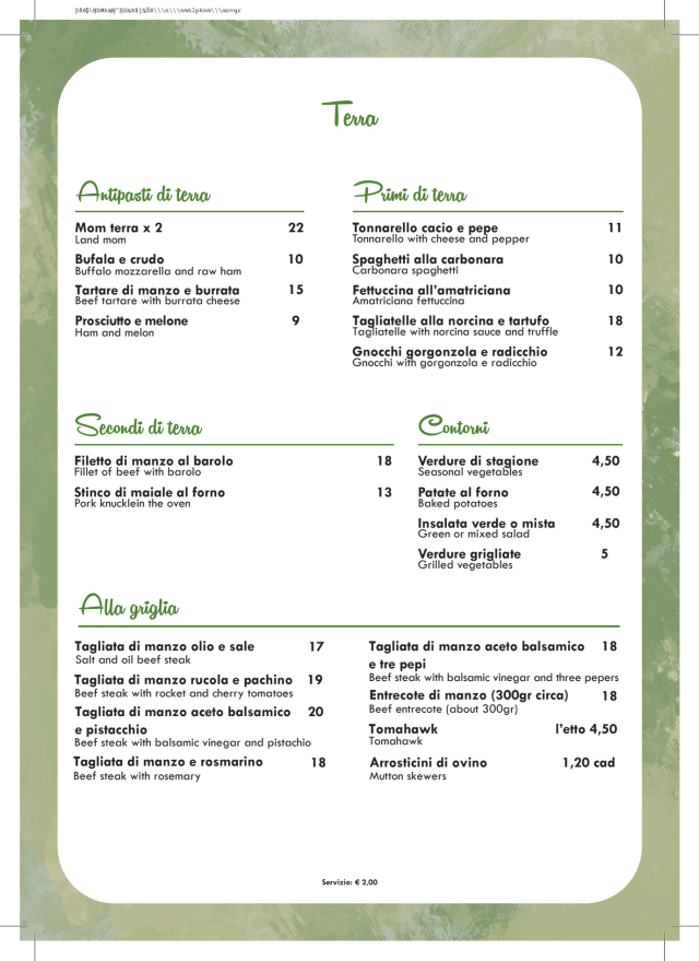 PDF Menu page 2