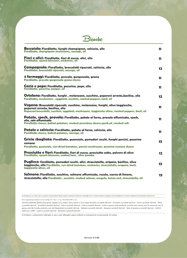 PDF Menu page 2