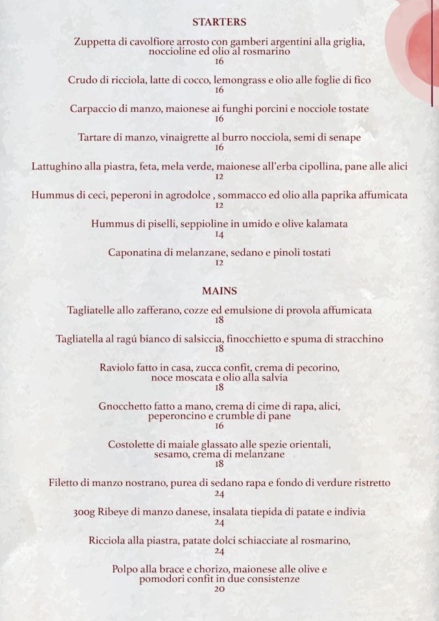 PDF Menu page 2
