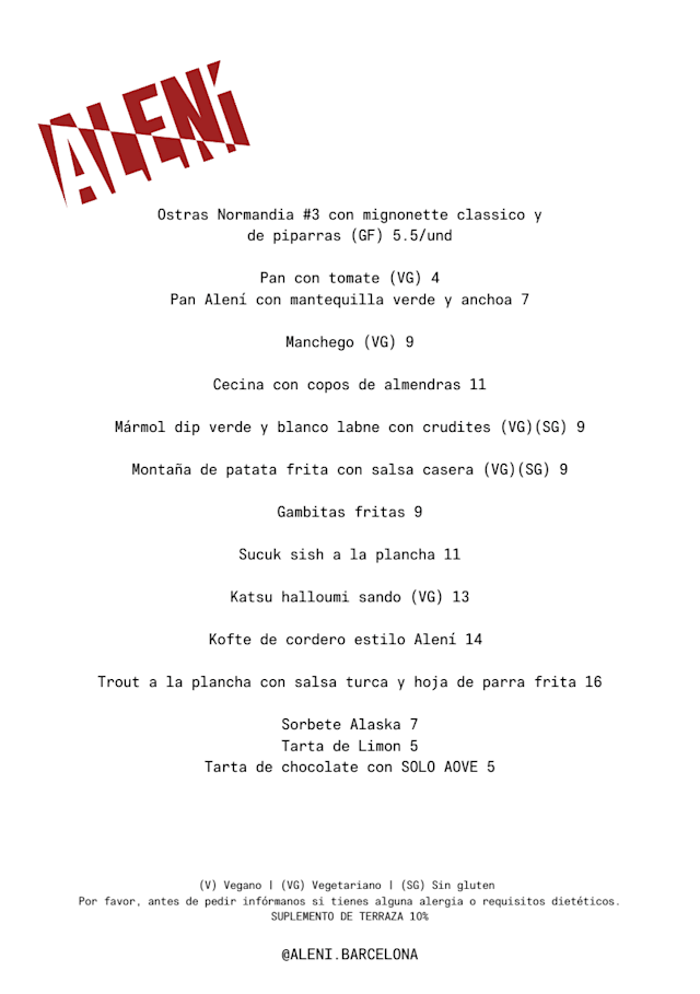 PDF Menu page 2