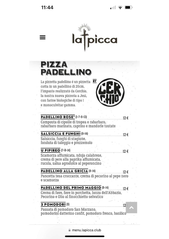PDF Menu page 2