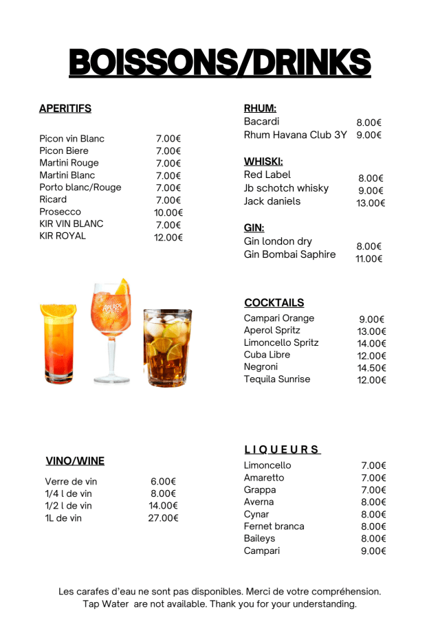 PDF Menu page 2
