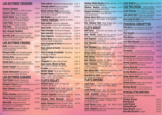 PDF Menu page 2