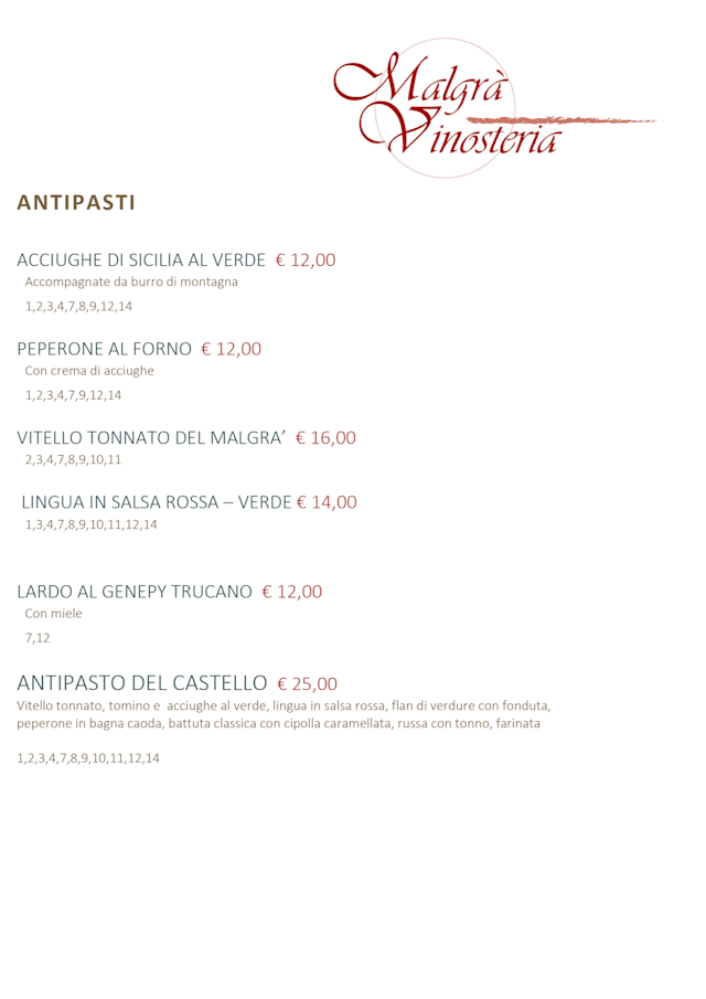 PDF Menu page 2