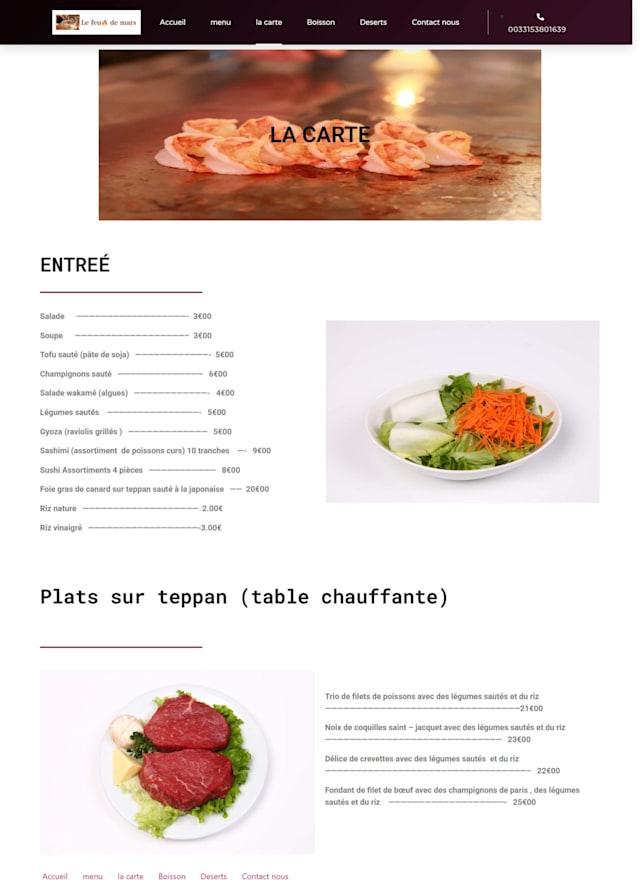 PDF Menu page 2