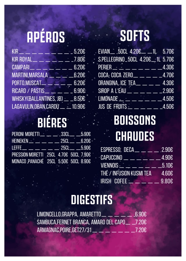 PDF Menu page 2