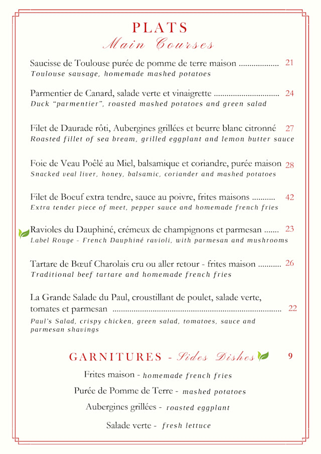 PDF Menu page 2