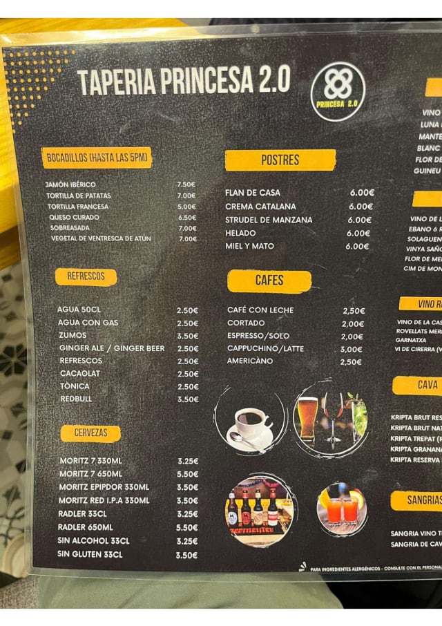PDF Menu page 2