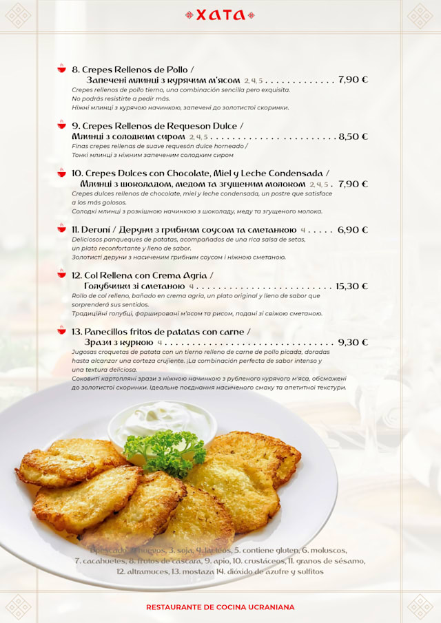 PDF Menu page 2