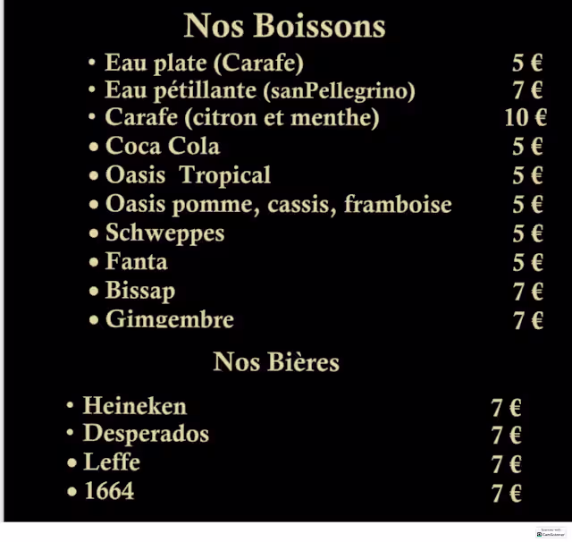 PDF Menu page 2
