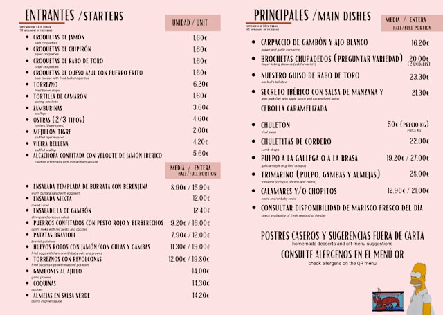 PDF Menu page 2