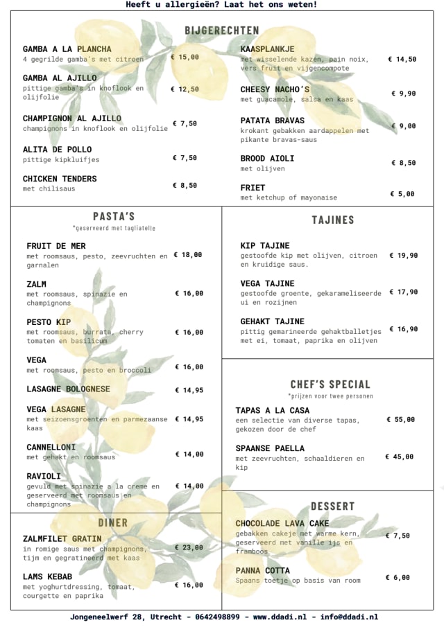 PDF Menu page 2