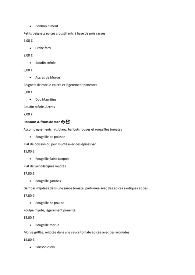 PDF Menu page 2