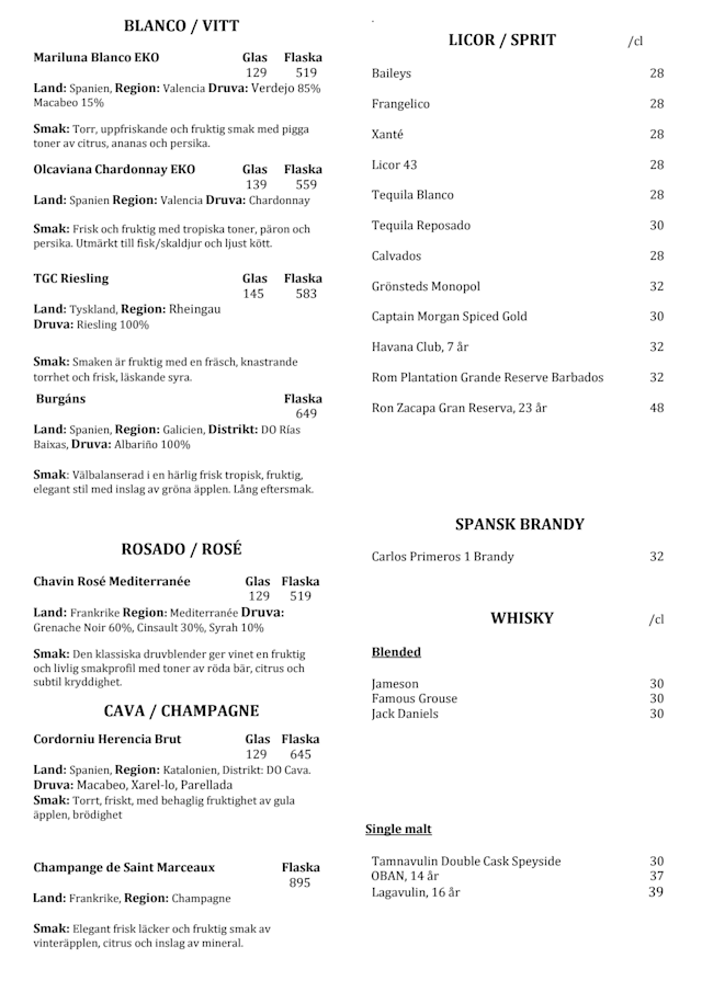 PDF Menu page 2