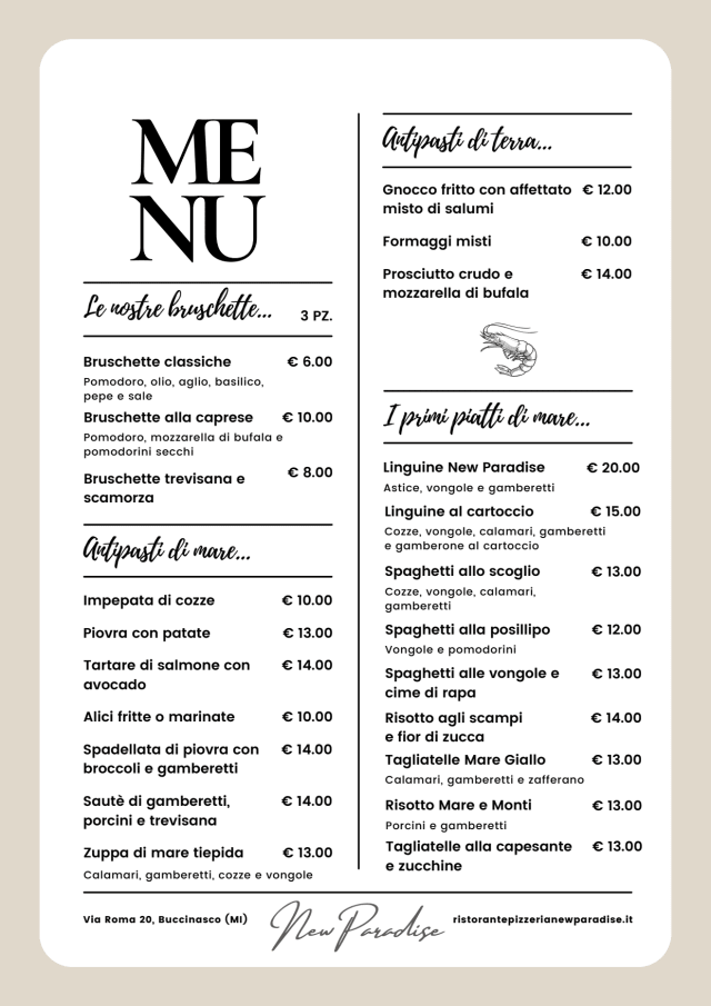 PDF Menu page 2